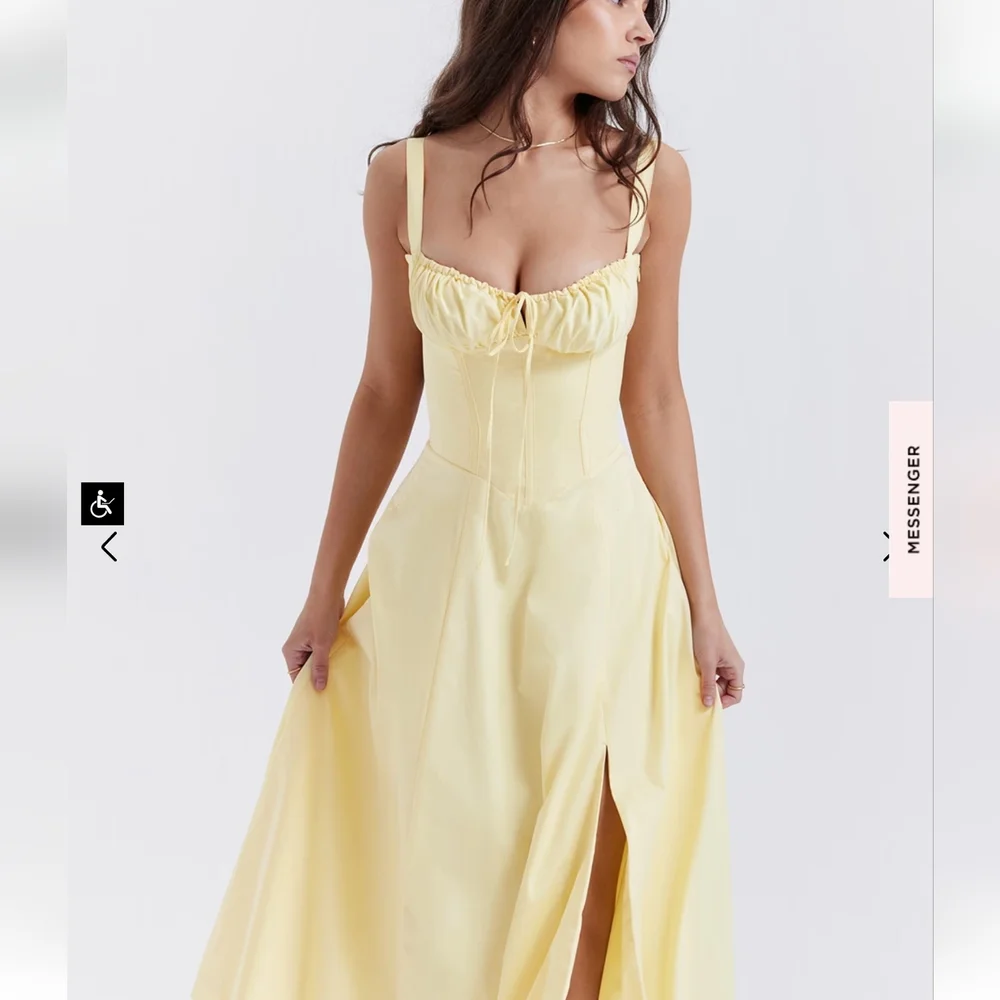 House of CB Carmen Buttercup Bustier Sundress - Picture 16 of 16